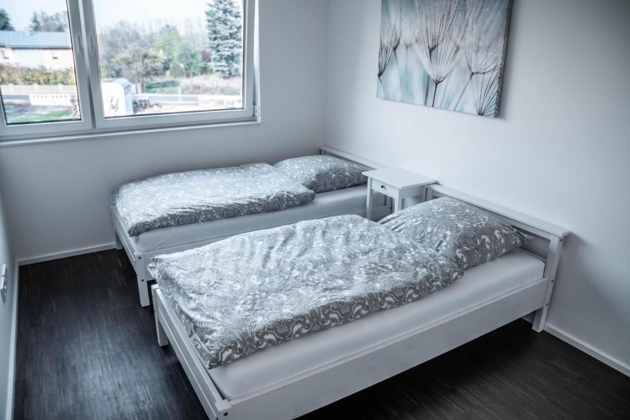 Ferienwohnung Seeblick Lausitzer Seenland Grossraeschen Esterno foto