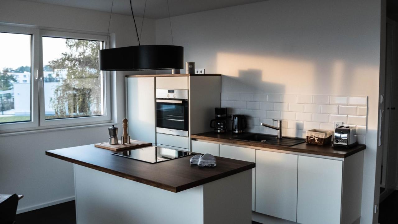 Ferienwohnung Seeblick Lausitzer Seenland Grossraeschen Esterno foto