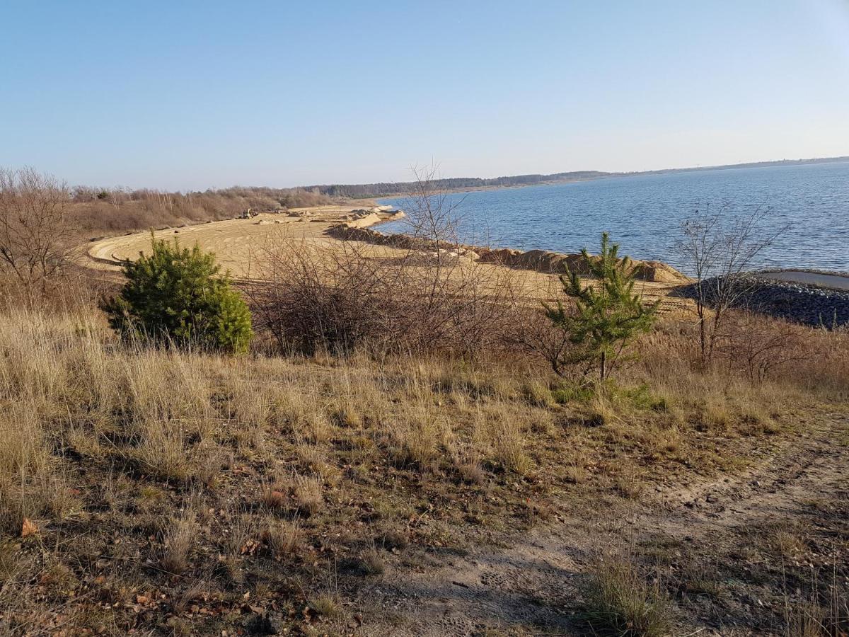 Ferienwohnung Seeblick Lausitzer Seenland Grossraeschen Esterno foto
