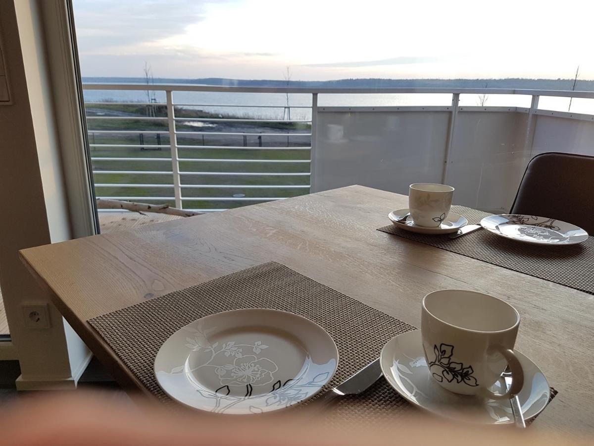 Ferienwohnung Seeblick Lausitzer Seenland Grossraeschen Esterno foto