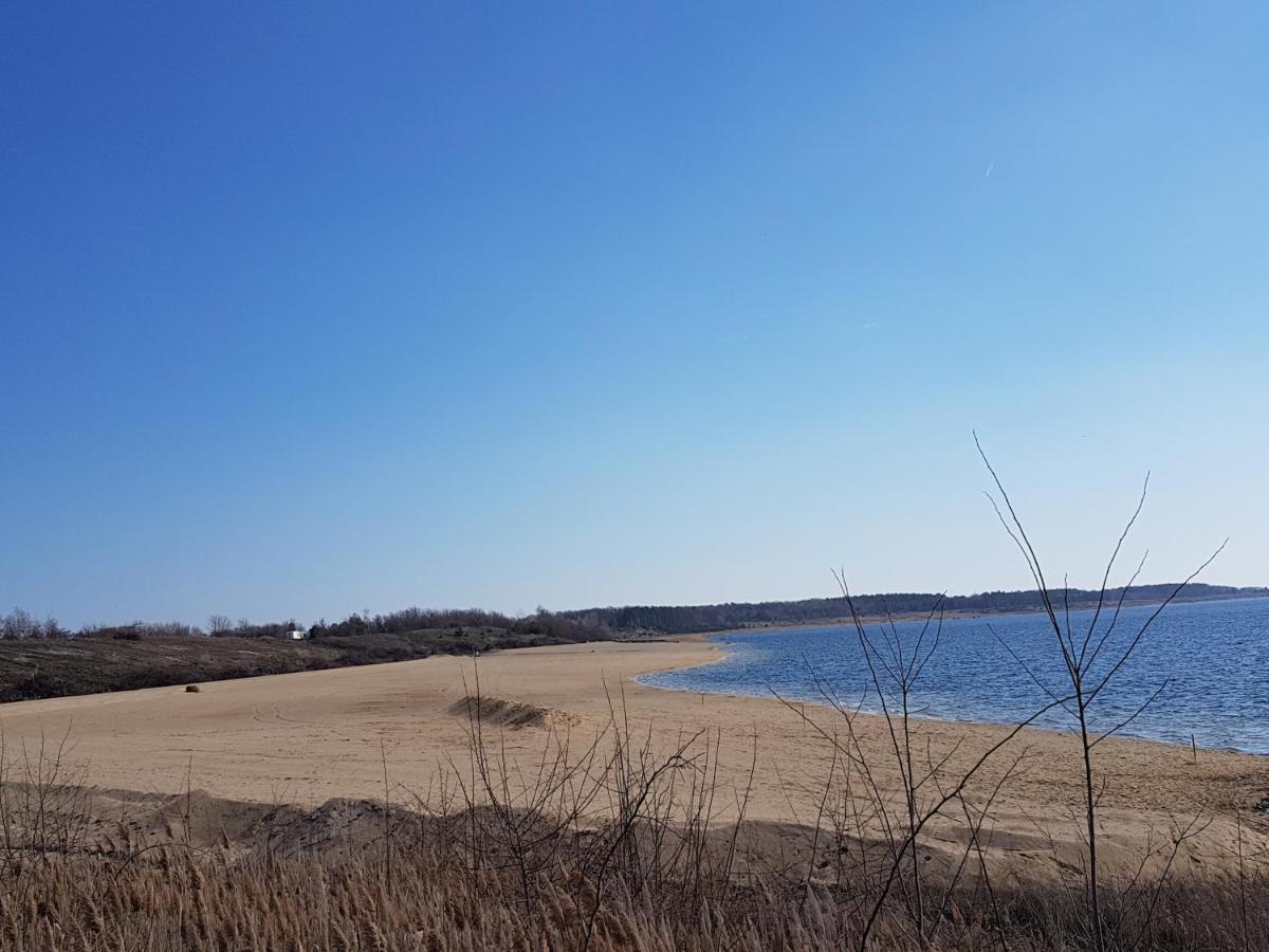 Ferienwohnung Seeblick Lausitzer Seenland Grossraeschen Esterno foto